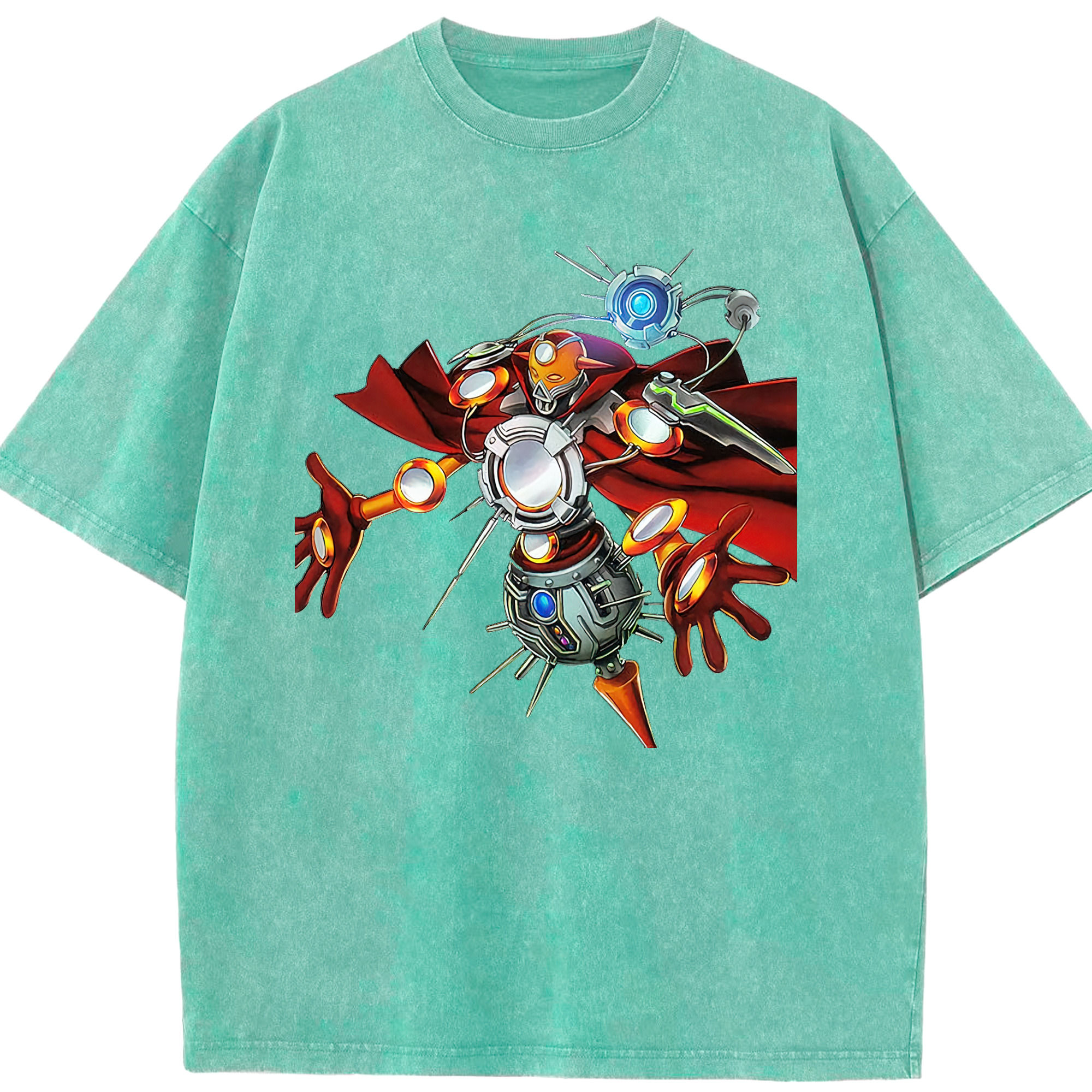 （画像用） 遊☆戯☆王 Yu-Gi-Oh! 綿100% ヴィンテージ風 半袖Tシャツ（フロントプリント）